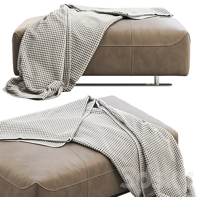BoConcept Hampton footstool 3D Model BoConcept Hampton footstool 3D Model