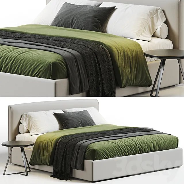 BoConcept Houston Bed 3D Model BoConcept Houston Bed 3D Model