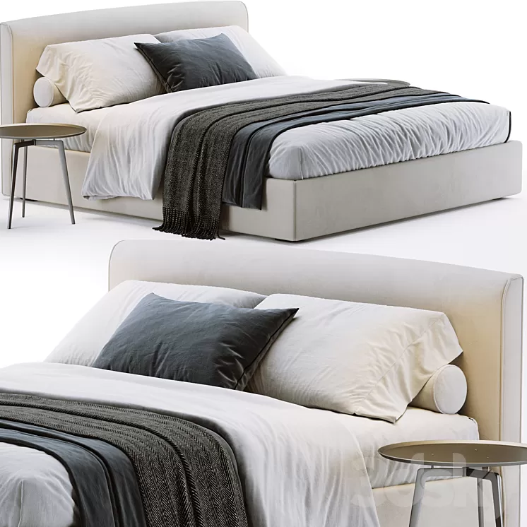 BoConcept Houston Bed 3D Model Free Download