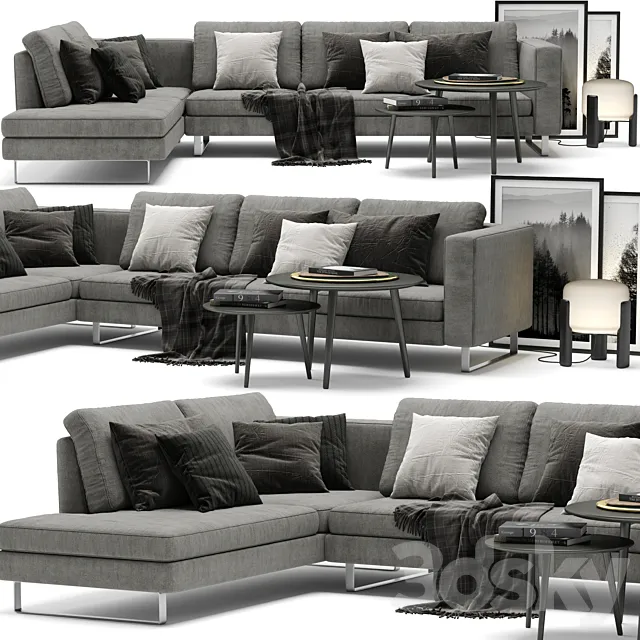 BoConcept Indivi Sofa B 3D Model