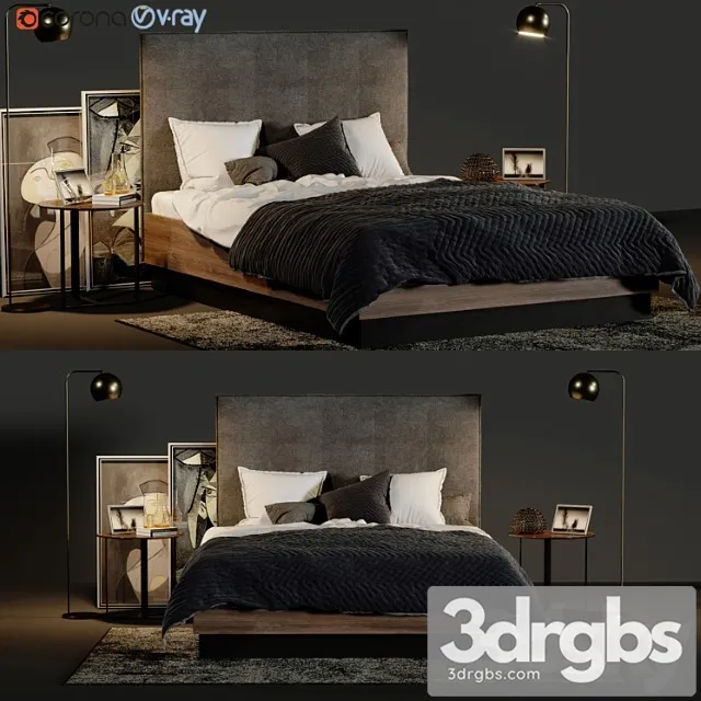 Boconcept lugana bed 2 3D Model Download Boconcept lugana bed 2 3D Model Download