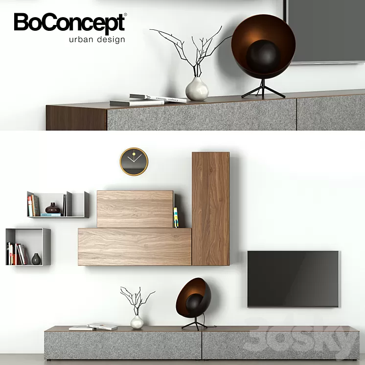 BoConcept Lugano 3D Model BoConcept Lugano 3D Model