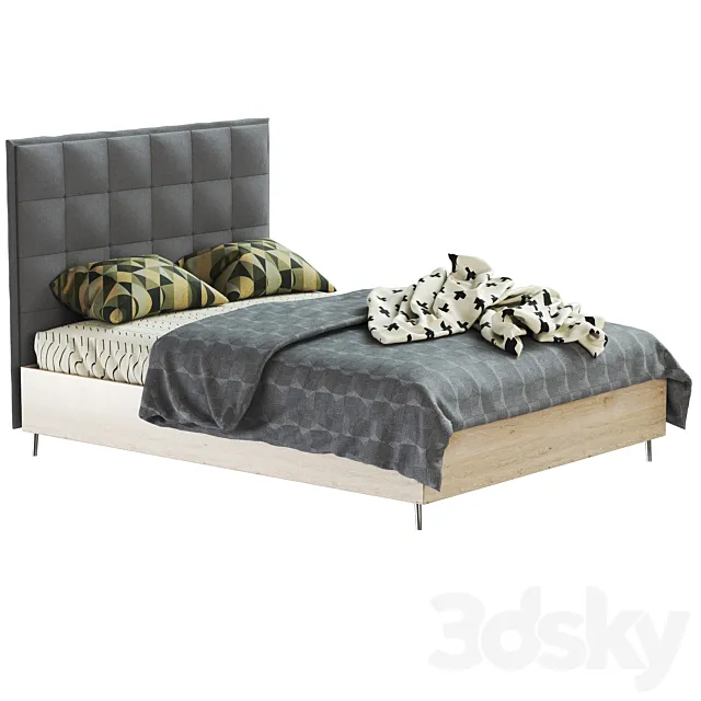 BoConcept Lugano Bed 3DModel BoConcept Lugano Bed 3DModel