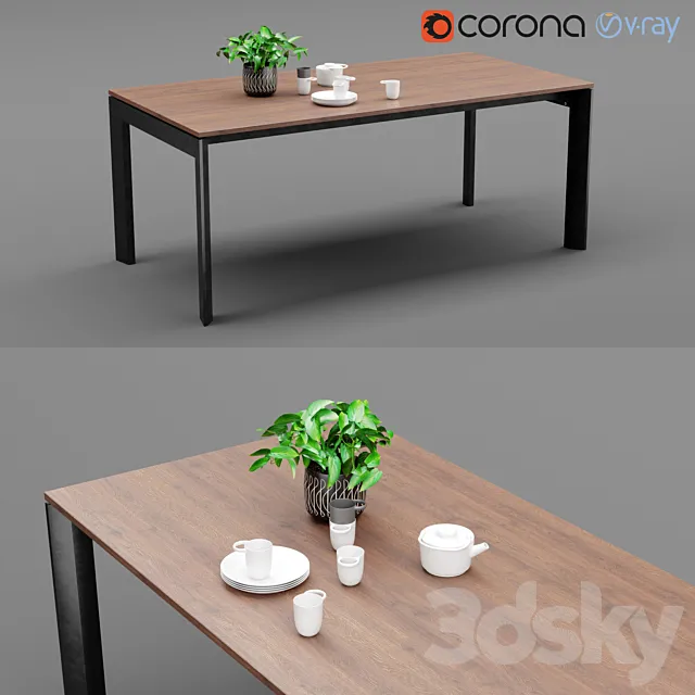 BoConcept Lyon Table 3D Model