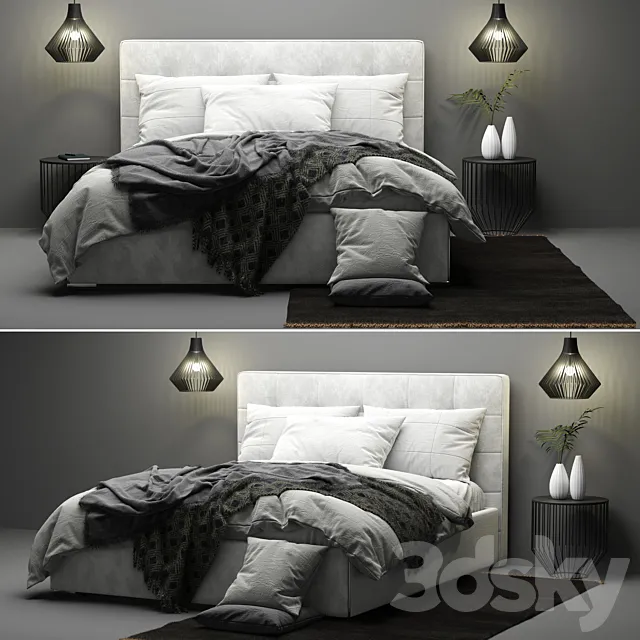 Boconcept Mezzo Bed 3DModel Boconcept Mezzo Bed 3DModel
