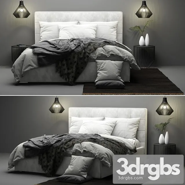 Boconcept mezzo bed_2 2 3D Model Download Boconcept mezzo bed_2 2 3D Model Download