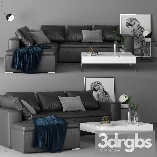 Boconcept Mezzo Sofa 3D Model Download Boconcept Mezzo Sofa 3D Model Download