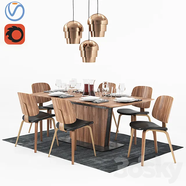 Boconcept Milano And Aarhus 3dmodel - 3dsky Decor Helper