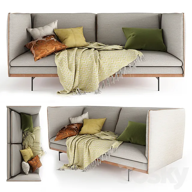 BoConcept Nantes Sofa 3D Model BoConcept Nantes Sofa 3D Model