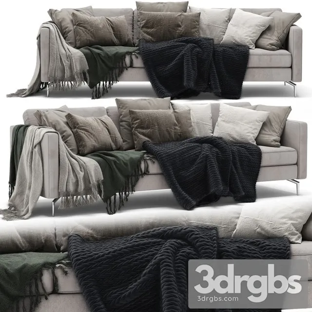 Boconcept Osaka Sofa B 3D Model Download Boconcept Osaka Sofa B 3D Model Download