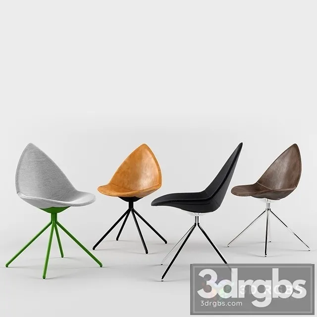 Boconcept ottawa dining chair 3D Model Download