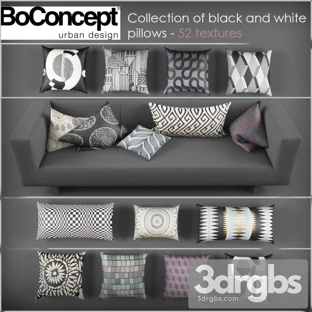Boconcept Pillows 02 3D Model Download Boconcept Pillows 02 3D Model Download