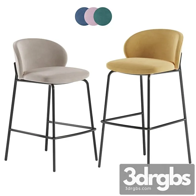 BoConcept Princeton Barstool 3D Model Download