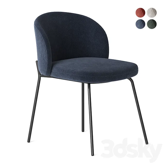 BoConcept Princeton Chair Dining 3D Model BoConcept Princeton Chair Dining 3D Model