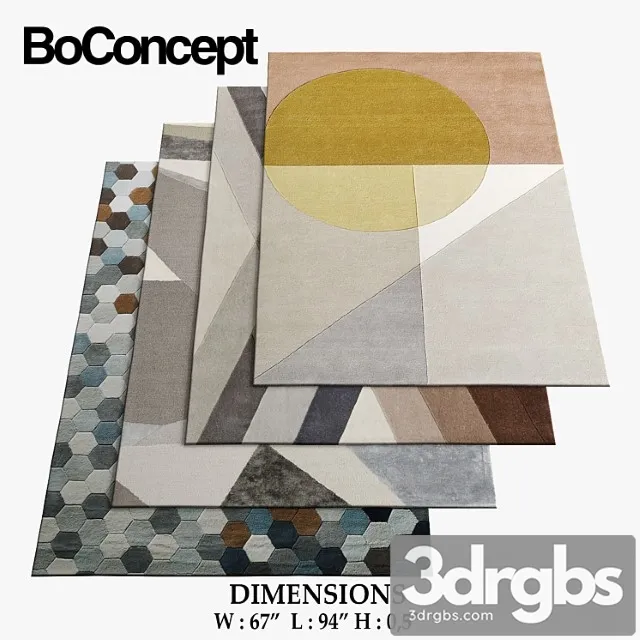 Boconcept rugs 22 3D Model Download Boconcept rugs 22 3D Model Download