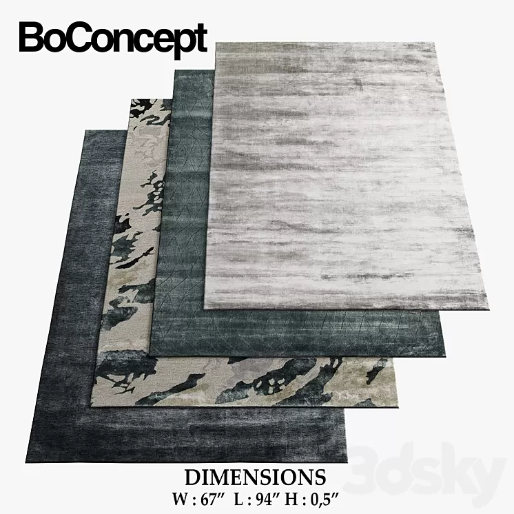 BoConcept Rugs_23 3D Model