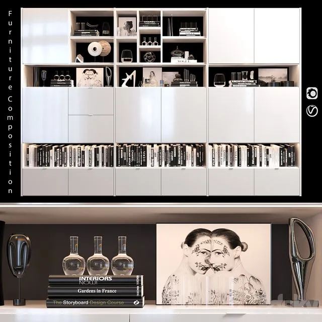 BoConcept set 24 3D Model