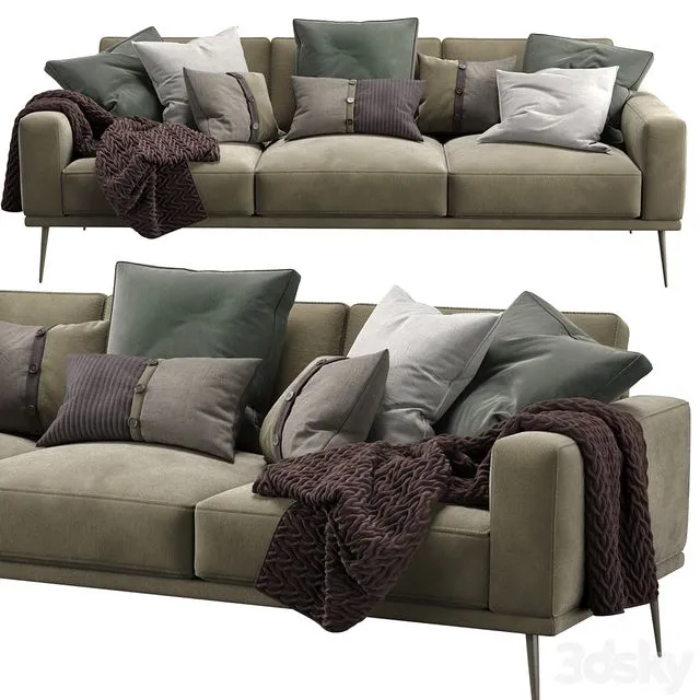Boconcept Sofa Carlton 3D Model Boconcept Sofa Carlton 3D Model