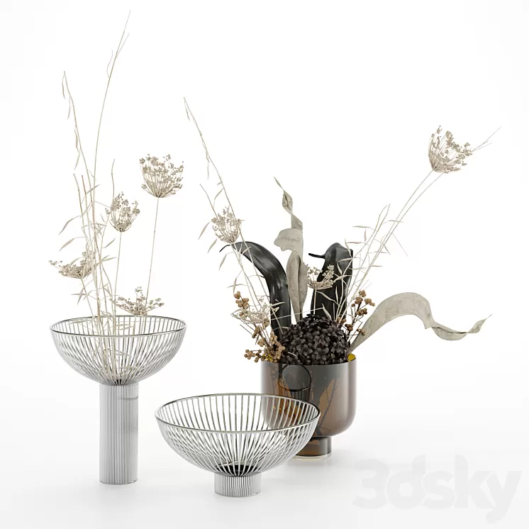BoConcept Vases and plants 3D Model
