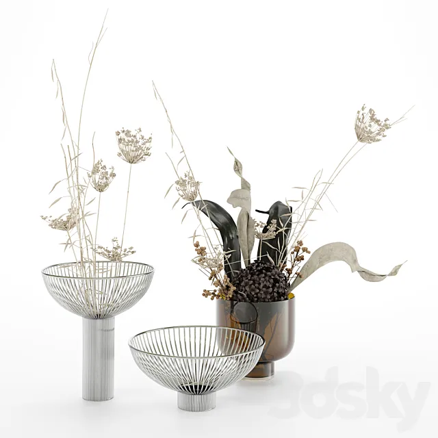 BoConcept Vases and plants 3DModel