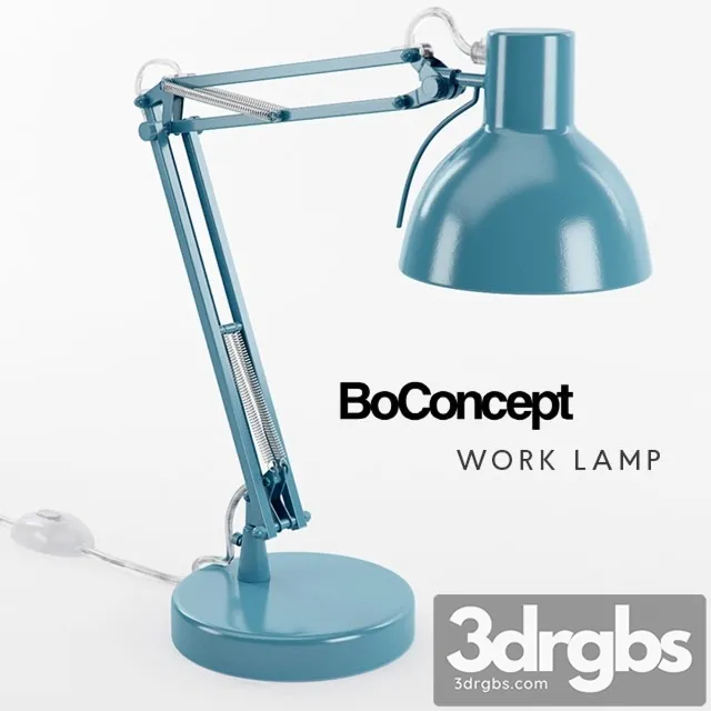 Boconcept Work Lamp 3D Model Download