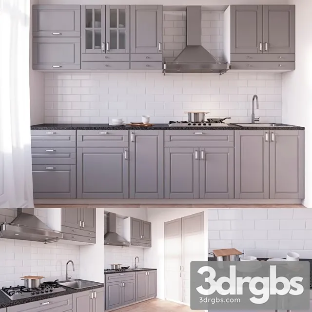 Bodbin kitchen 1 3D Model Download