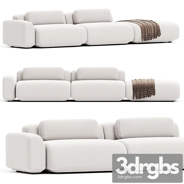 Boden Open End Sofa 3D Model Download Boden Open End Sofa 3D Model Download
