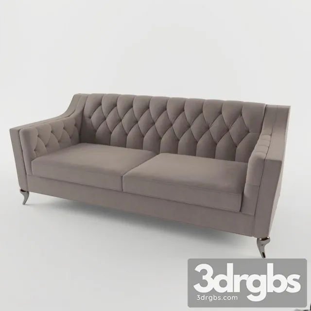 Bogart Brown Pastel Sofa 3D Model Download Bogart Brown Pastel Sofa 3D Model Download