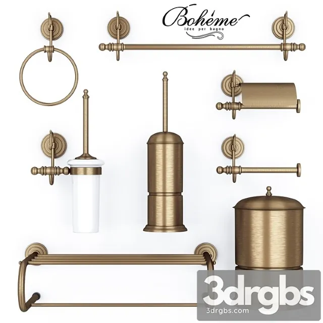 Boheme Medici Accessories Set 3 3D Model Download