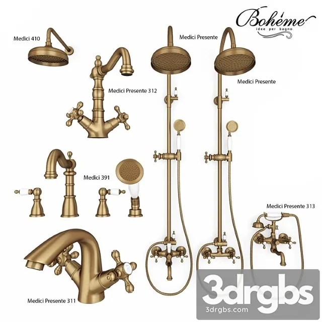 Boheme Medici Set 1 3D Model Download