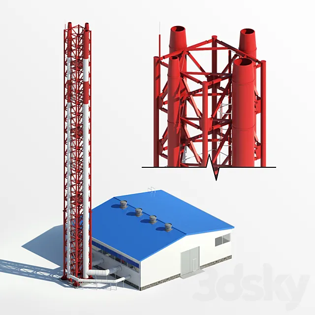 Boiler room 3D Model