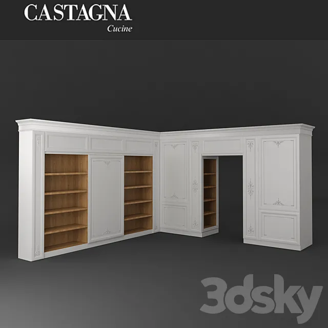 Boiserie CASTAGNA Princess 3D Model