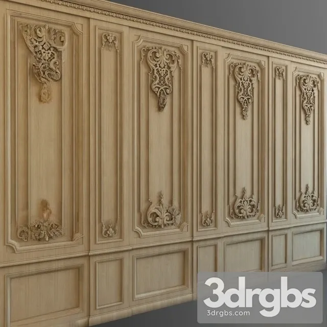Boiserie INT 024 3D Model Download Boiserie INT 024 3D Model Download