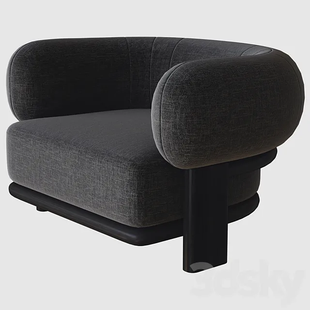 bol armchair hc28 cosmo 3DModel bol armchair hc28 cosmo 3DModel
