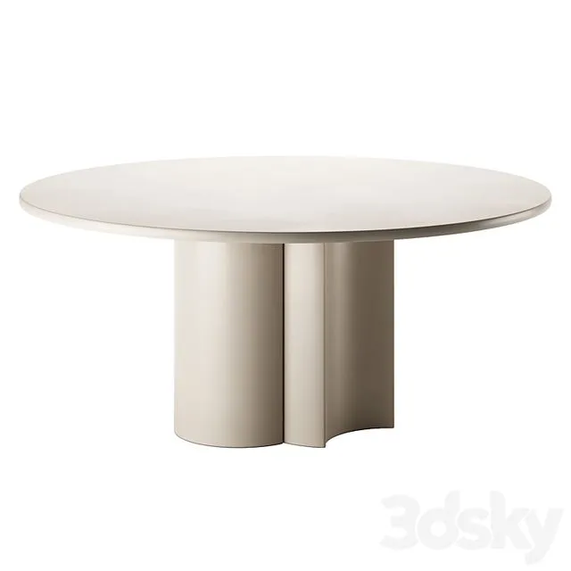 BOL Round Table by Zanotta 3D Model BOL Round Table by Zanotta 3D Model