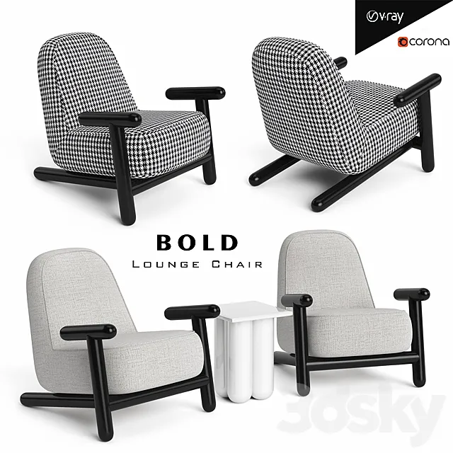 BOLD Armchair 3D Model BOLD Armchair 3D Model