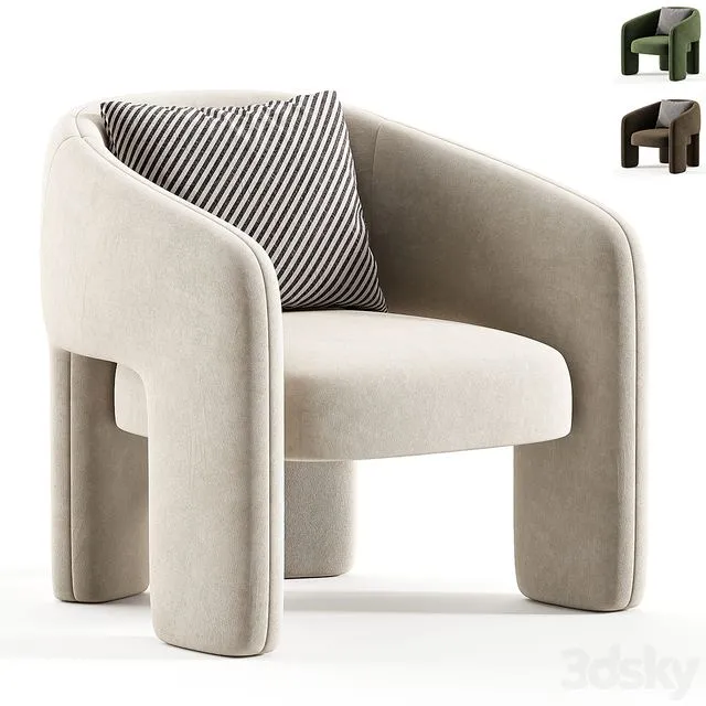 Bold Armchair 3D Model