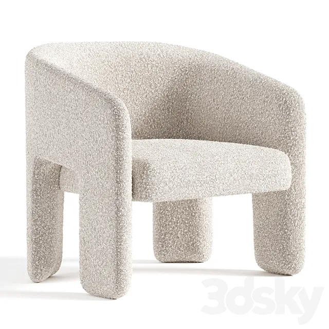 Bold Armchair 3D Model Bold Armchair 3D Model