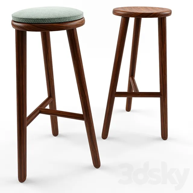 Bold Bar Stool 3D Model Bold Bar Stool 3D Model