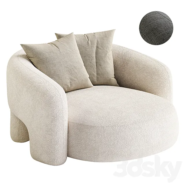 Bold Love Seat by Mohdern 3D Model Bold Love Seat by Mohdern 3D Model