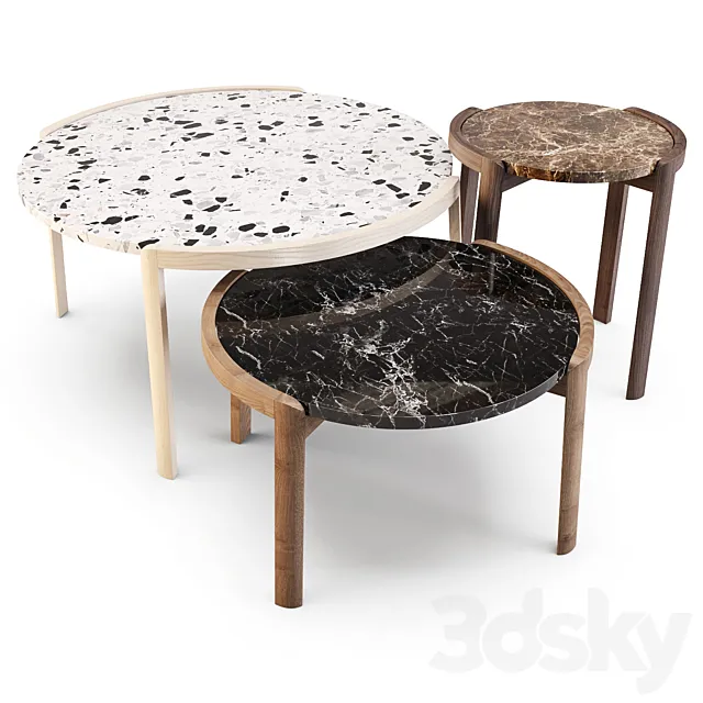 Bolia: Coffee Tables – Mix 3DModel