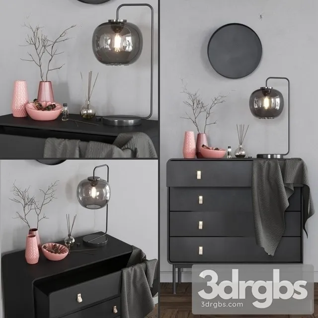 Bolia Decorative set 3D Model Download Bolia Decorative set 3D Model Download