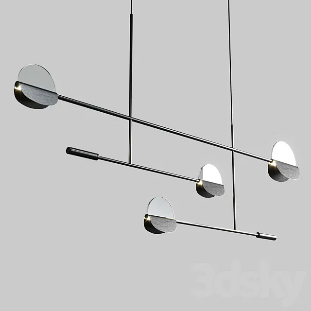 Bolia leaves pendant light 3D Model