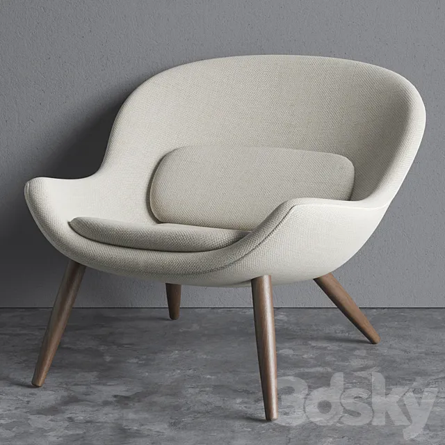 Bolia Philippa Armchair 3D Model Bolia Philippa Armchair 3D Model