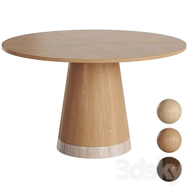 Bolia Piro Dining Table 3D Model