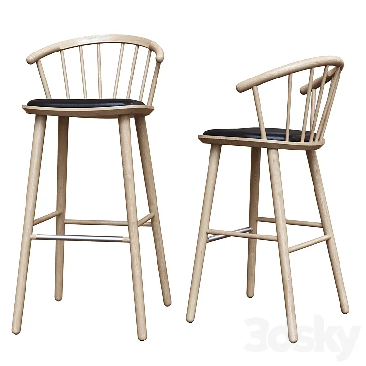 Bolia Sleek Hight Low Barstool 3D Model Free Download Bolia Sleek Hight Low Barstool 3D Model Free Download