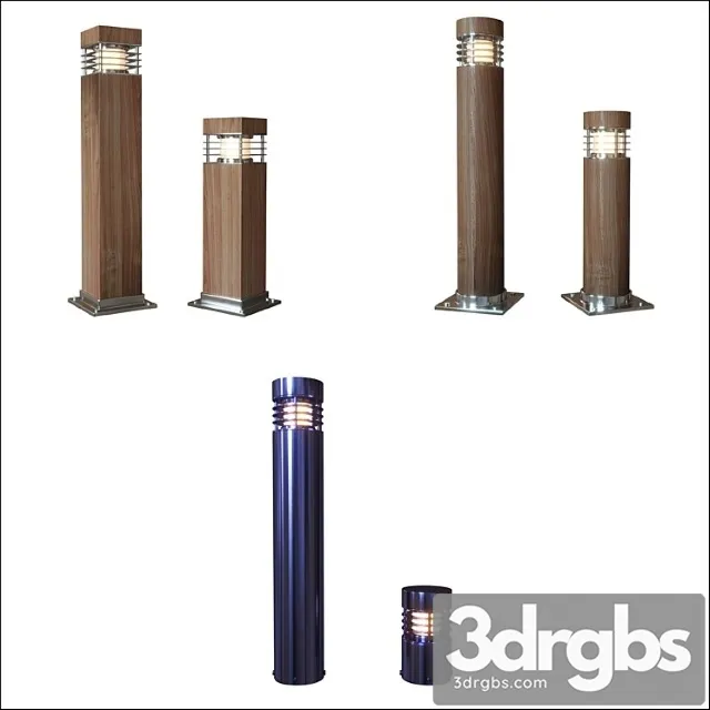 Bollard Light Collection I 3D Model Download Bollard Light Collection I 3D Model Download