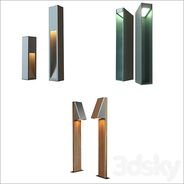 BOLLARD LIGHT Collection II 3D Model