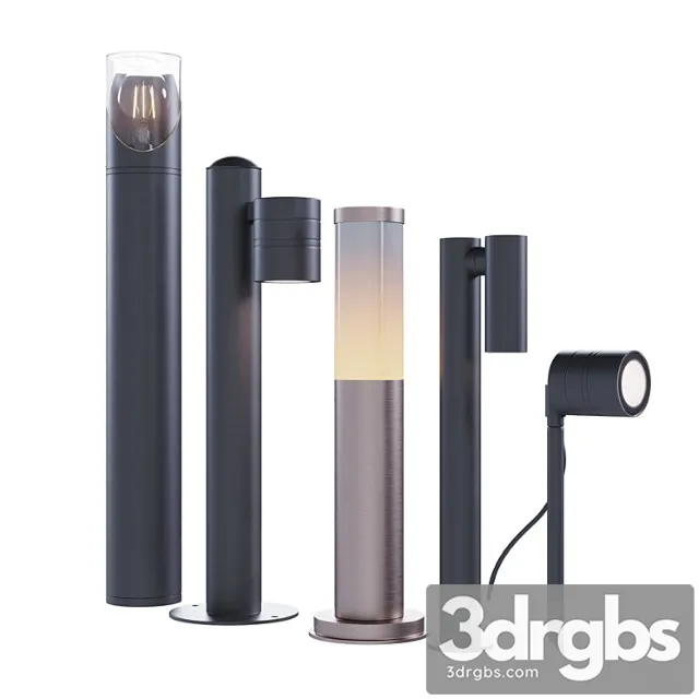 Bollard Lights 3D Model Download Bollard Lights 3D Model Download