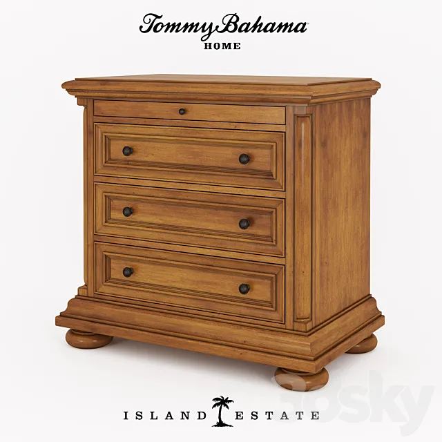 Bollard Tommy Bahama Island Estate Art. 531-621 3DModel